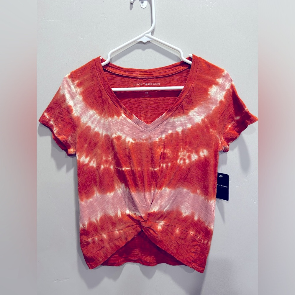 NWT - LUCKY BRAND Twist Front T-shirt